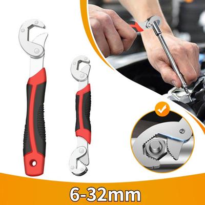 6-32mm Universal Wrench Tool Adjustable Universal Multi-Function Portable Torque Ratchet Oil Filter Opening Spanner Hand Tools