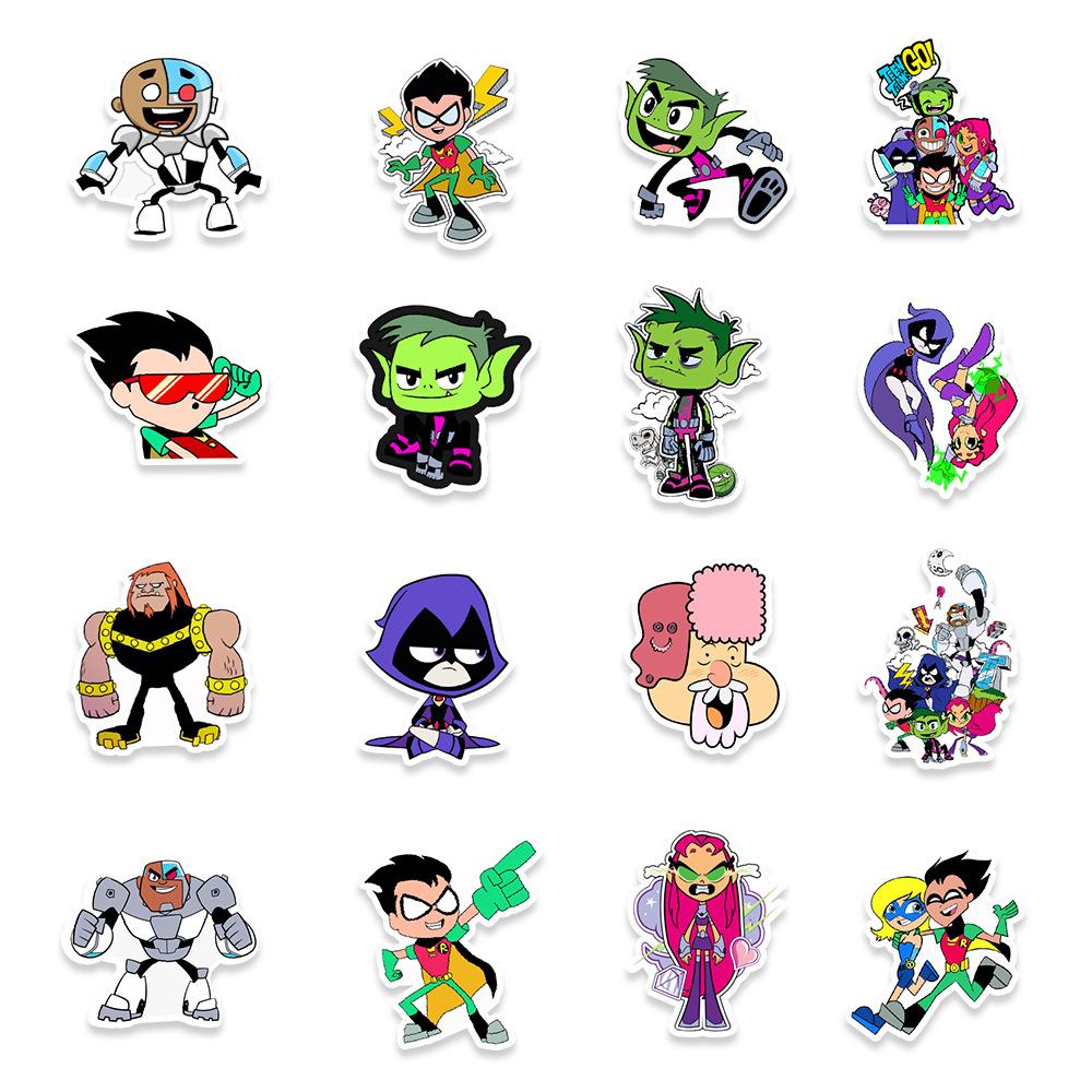 50 Anime Teenager Titan Graffiti Stickers Car Suitcase Computer Mobile Phone Decoration Stickers