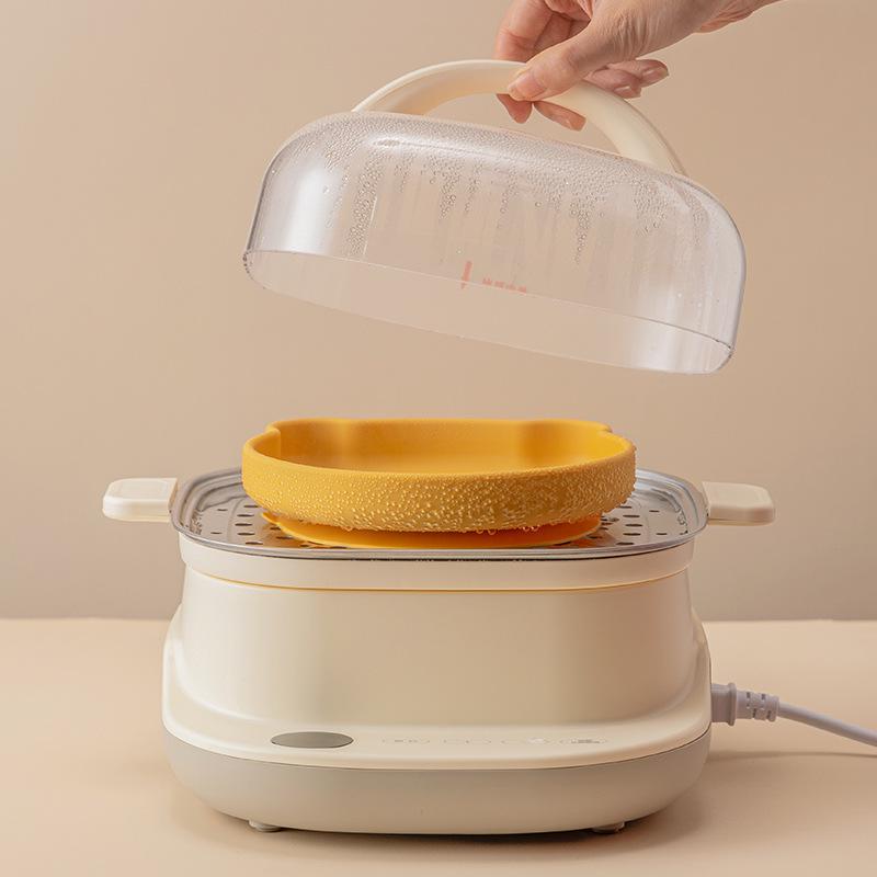 Babyteller aus Silikon mit Bären-Saugnapf – Rutschfestes, lebensmittelechtes Geschirr für Kleinkinder