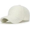 HT4927 Baseballkappe Berberfleece Herbst Winter Mützen für Männer Frauen Einfarbig Einfach Verstellbar Snapback Kappe Männlich Weiblich Baseballmütze