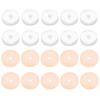 50x 7mm Clear Disc Pads Stabilizer Plastic Earring Back Stopper Clear Silicone Earrings Back for Piercing Bumps