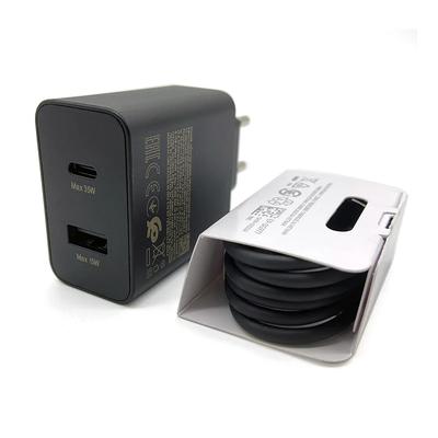 Pro Samsung Rychlá Nabíječka do Zdi Dva Porty Rychlá Nabíječka 35W PD USB Typ C Nabíječka na Telefon Napájecí Adaptér Pro Galaxy S24 S23 S25 FE