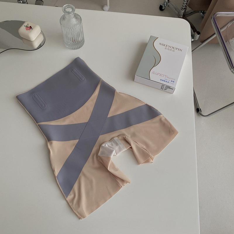 

1 шт. Корректирующее белье для ягодиц, трусики для живота, бесшовные шорты, утягивающее женское спортивное нижнее белье, корректирующее белье для похудения, защитные брюки Xl 67-75kg