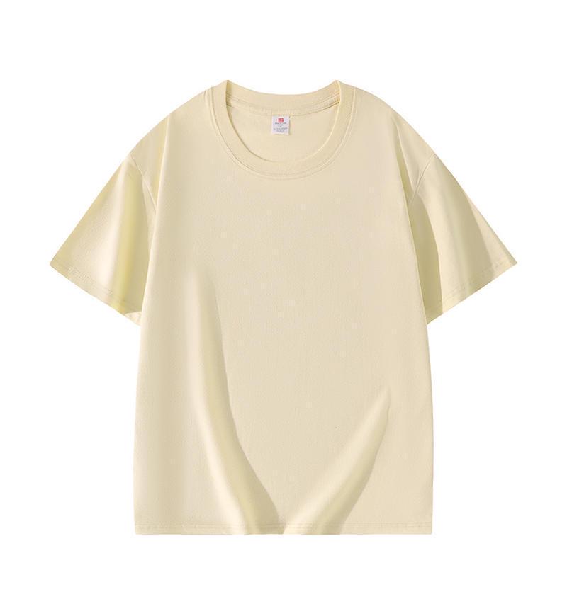 Korean Style 2025 Summer Pure Cotton Round Neck Short Sleeve Women's Casual T-shirt