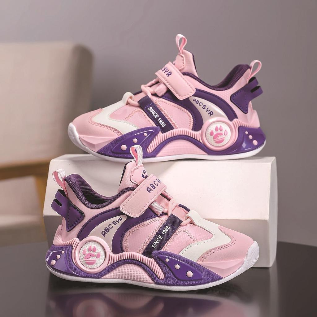 2025 New Autumn/Winter Kids' Leather Sports Shoes - Lightweight Casual Sneakers for Boys and Girls