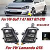 For VW Golf 7 A7 MK7 GTI GTD 2013-2017 Car LED Front Bumper Fog Light DRL Foglight Assembly 5G0941700 5G0941699 Auto Accessories