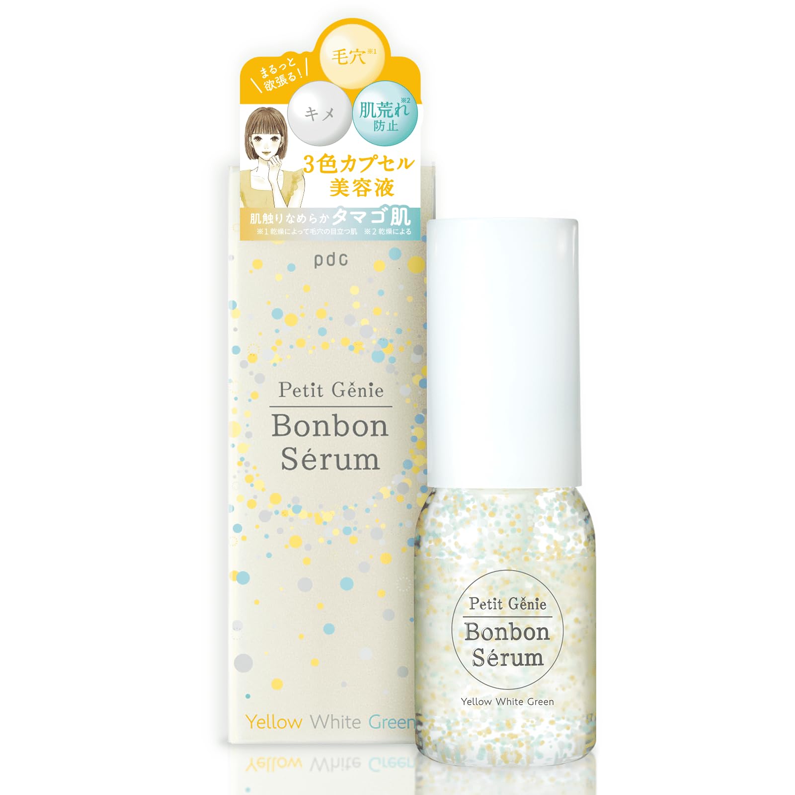 

Сыворотка Petit Genie Bonbon YWG в капсулах 30 мл Поры Витамин C Поры Гиалуроновая Кислота Центелла Азиатская Сыворотка, [Гладкая Кожа Как Яичная Скорлупа] Уход, Сыворотка, Уход За Кожей,