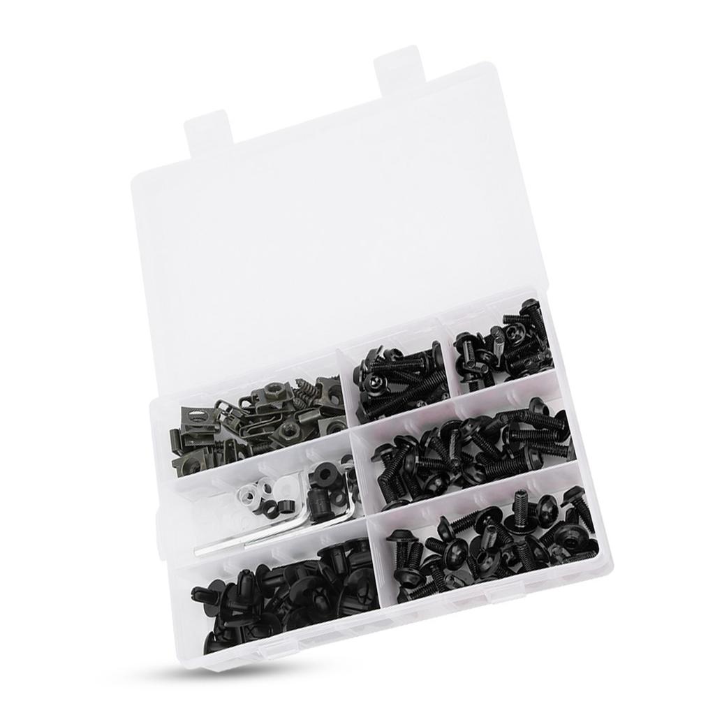 198PcsCelsiusSet Windscreen Fairing Screws M5 M6 s Kit Motorcycle Accessory