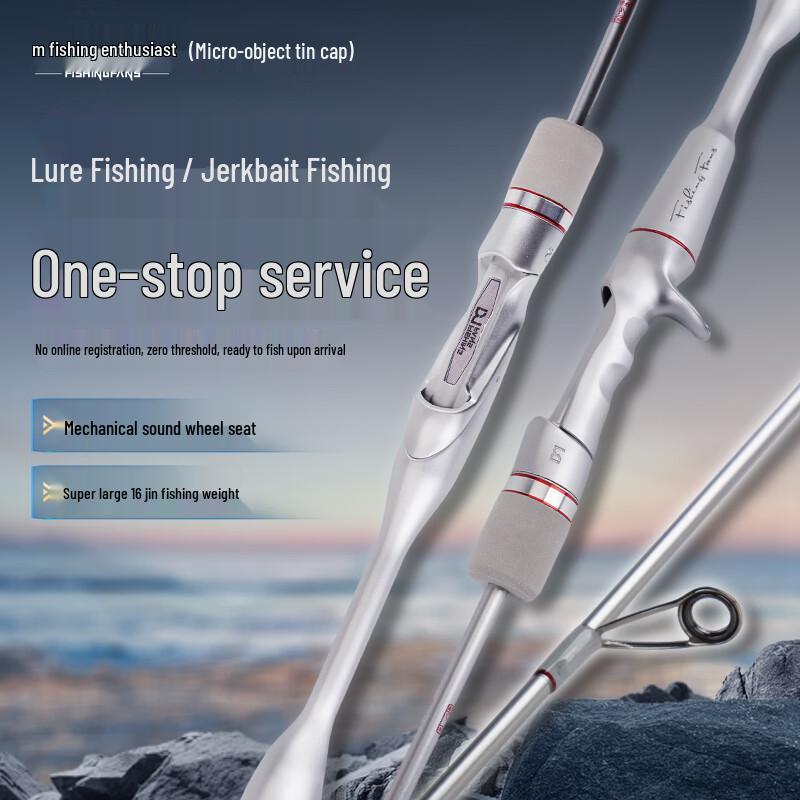 Fishingfans Silver Trout Micro Lure Rod