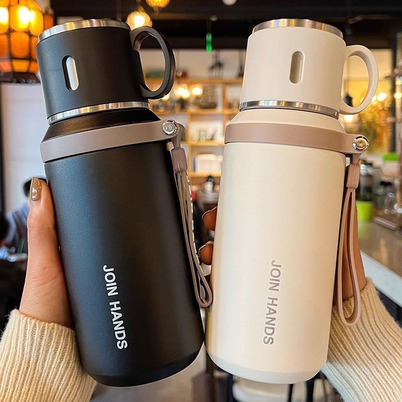 High-Value 316 Stainless Steel Insulated Water Cup with Lid – Large Capacity, Portable, Hot-Selling Tea & Water Separation Design for Home Use
