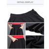 PLEAVIT Women's Long Skirt, Flared, High-Waisted, A-Line, Elastic Waist, Maxi Length, Elegant for Fall/Winter (L, Black)