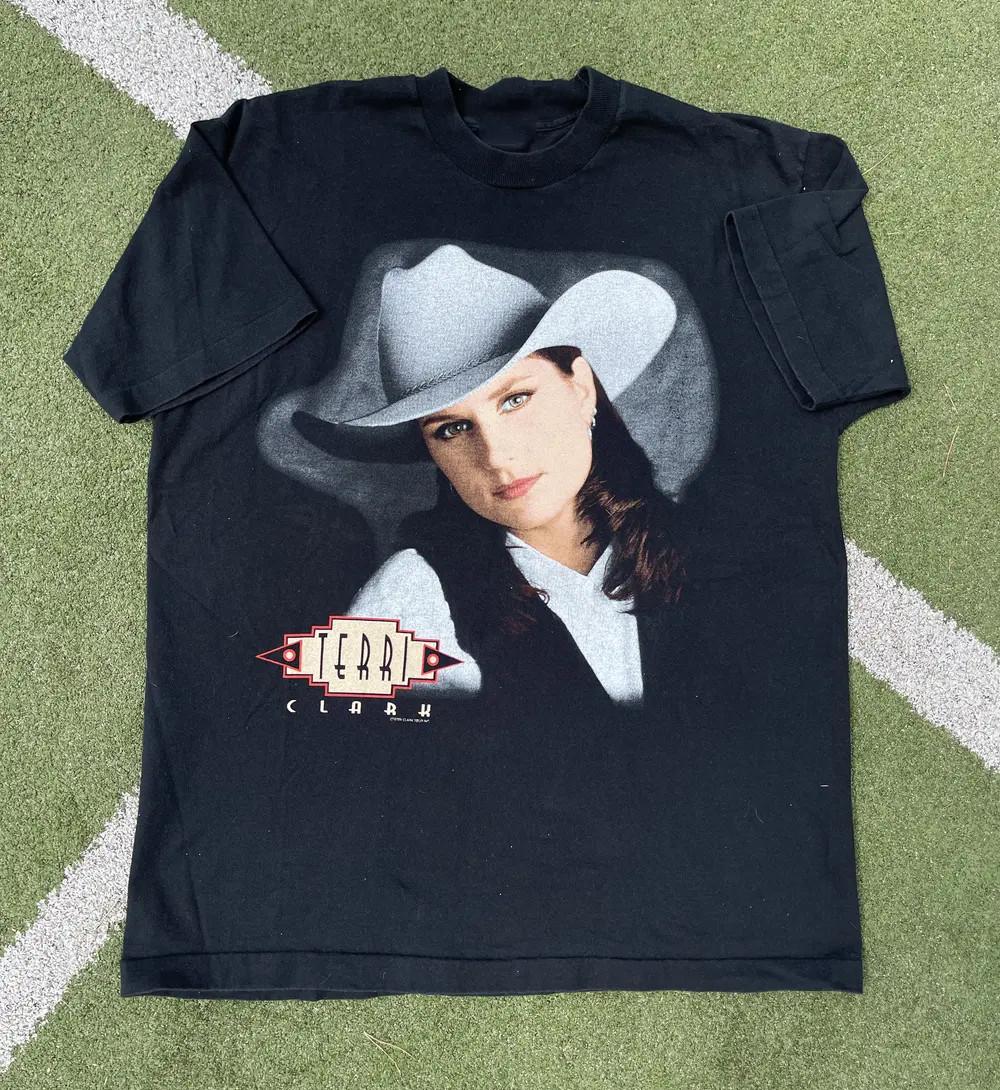 1995 Terri Clark Country Rock Band Canada Tour Cotton Black S-5XL T Shirt CM471 Unisex T-Shirt XXXXL