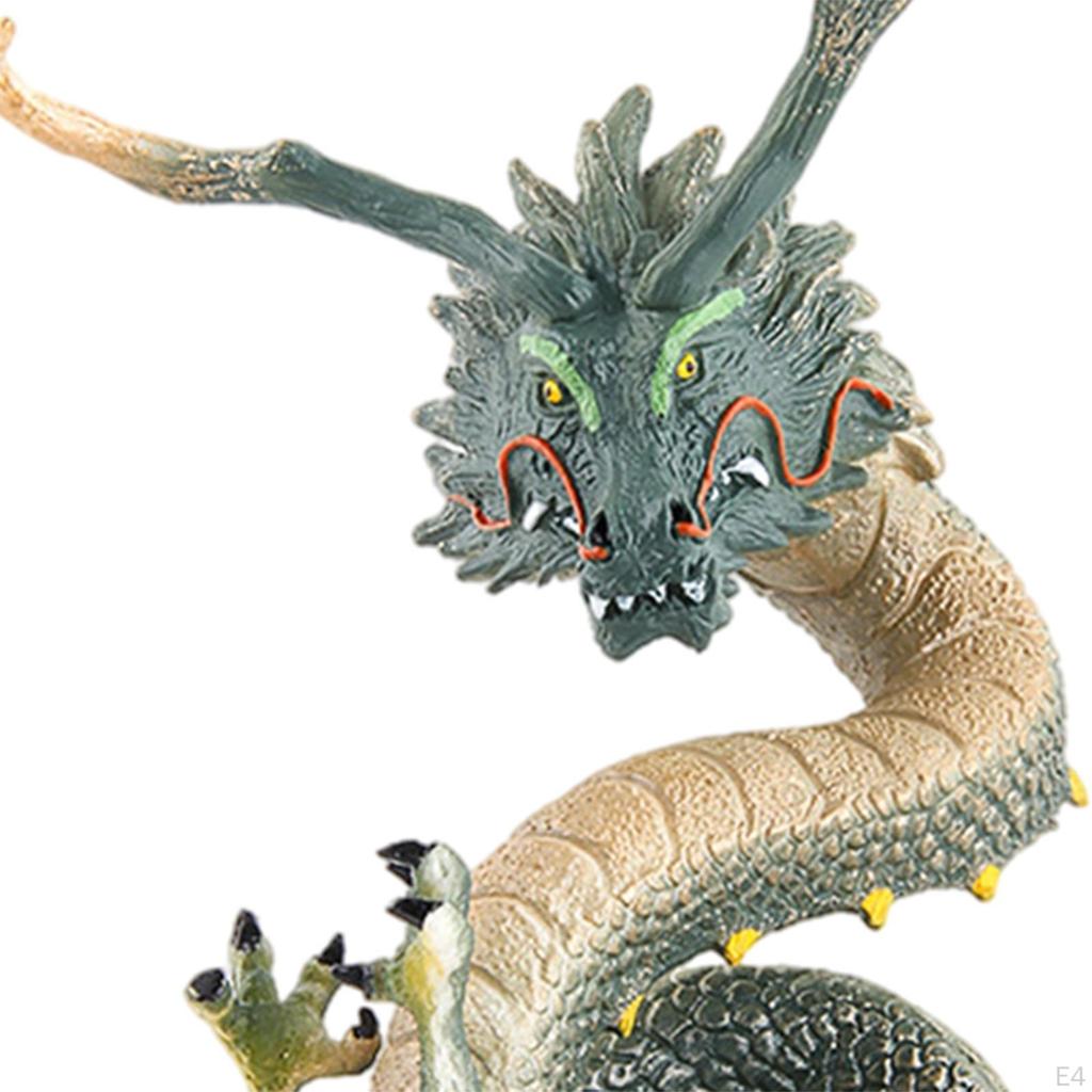 Chinese Dragon Figurines Collection Boys Girls Gifts Feng Shui Crafts Flying for Desktop Car
