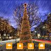 32M/22M/12M/7M Solar Led Light Outdoor Garden Fairy String Light 300 Led Twinkle Waterproof Lamp for Christmas Patio Tree Party