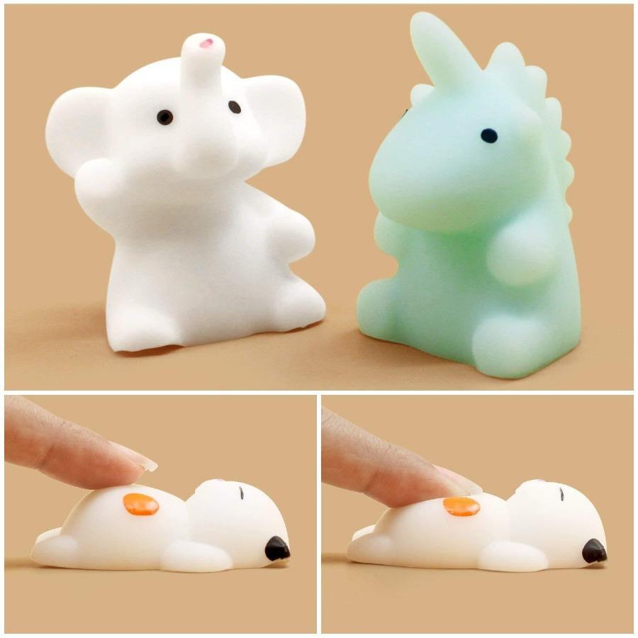 30Pcs Mini Animal  Toy Squeeze Ball Toys Fidget Toys Pinch Kneading Toy Stress Reliever Toys Kid Party Favor