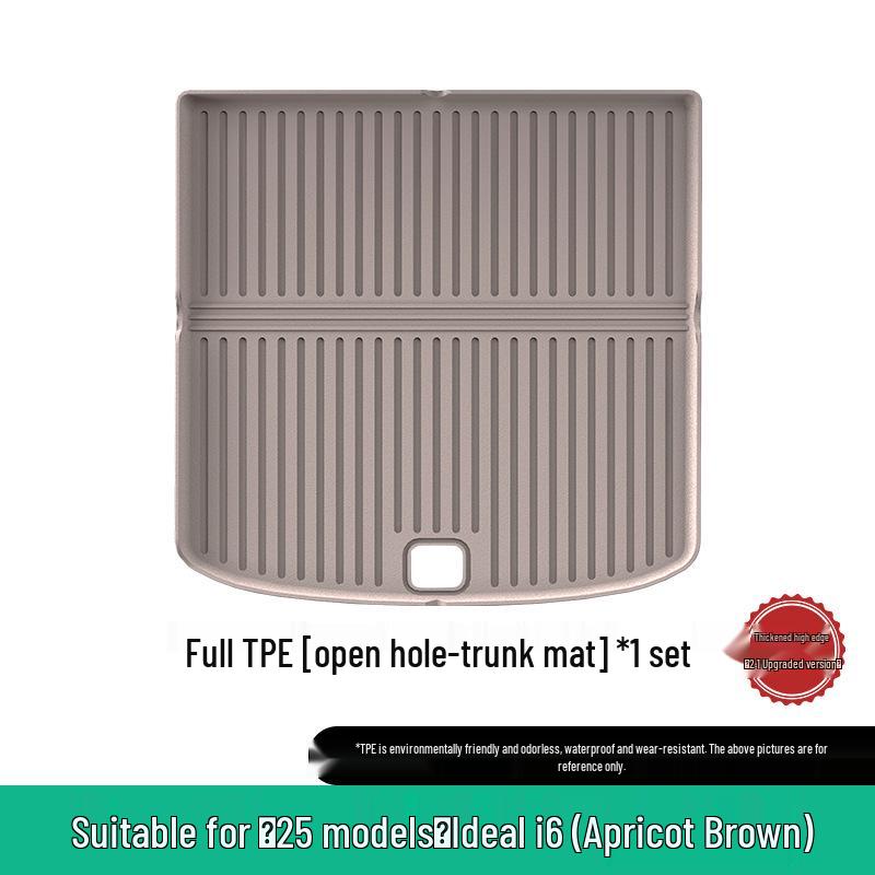Compatible TPE Car and Trunk Floor Mats for 25 Ideal i6 Models - All-Weather Protection