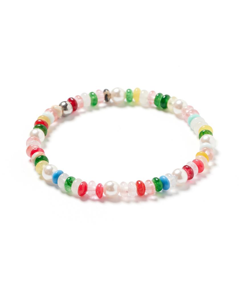 Polalita Multicolor Mini Pearl Bracelet (Plt-Br-069_Iv)