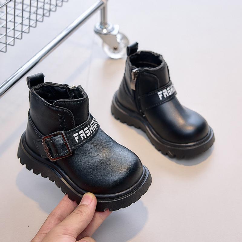 Unisex Kids Casual Mid Calf Martin Boots For Boys And Girls