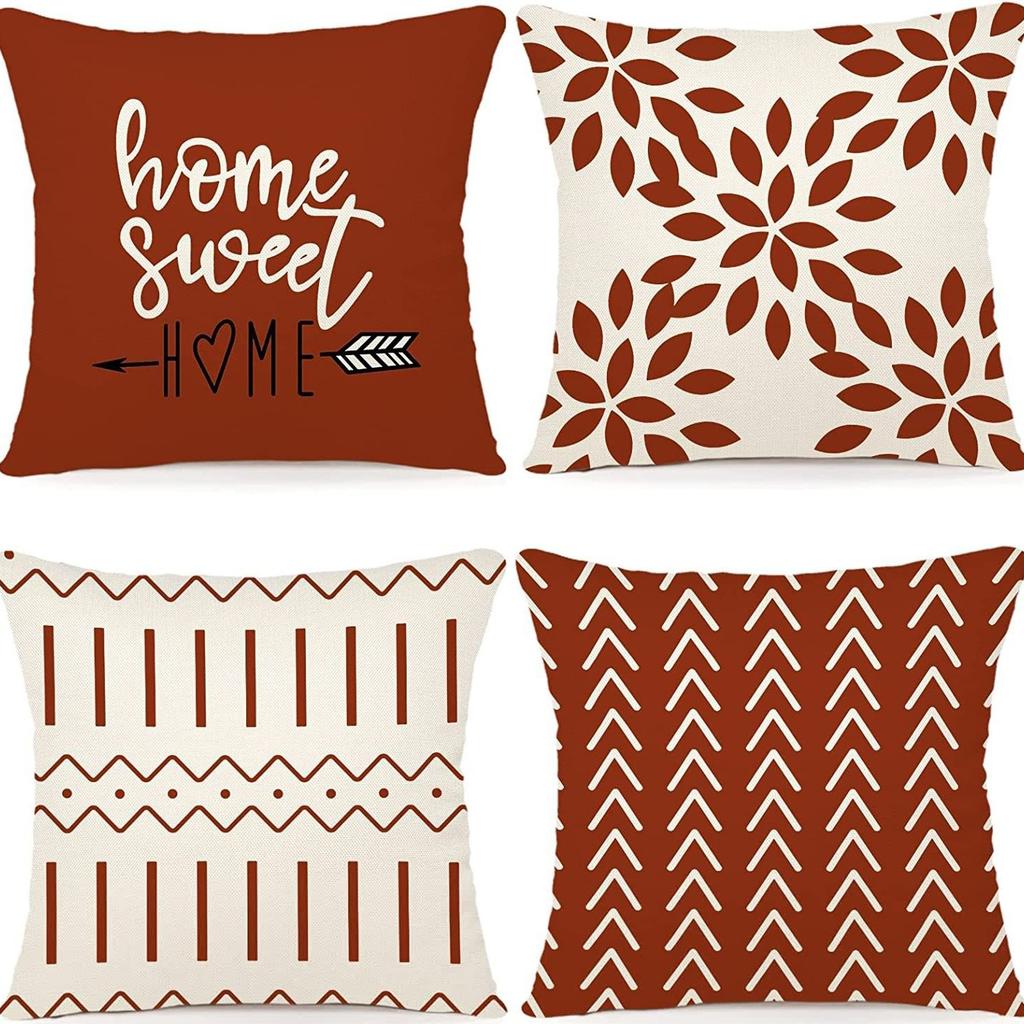 Modern Sofa Pillowcase Outdoor Decoration Linen Pillowcase Decoration Living Room Bedside Pillowcase