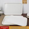 Wuhe 15.3-inch Round Thickened Non-Slip Chinese Fast Food Tray