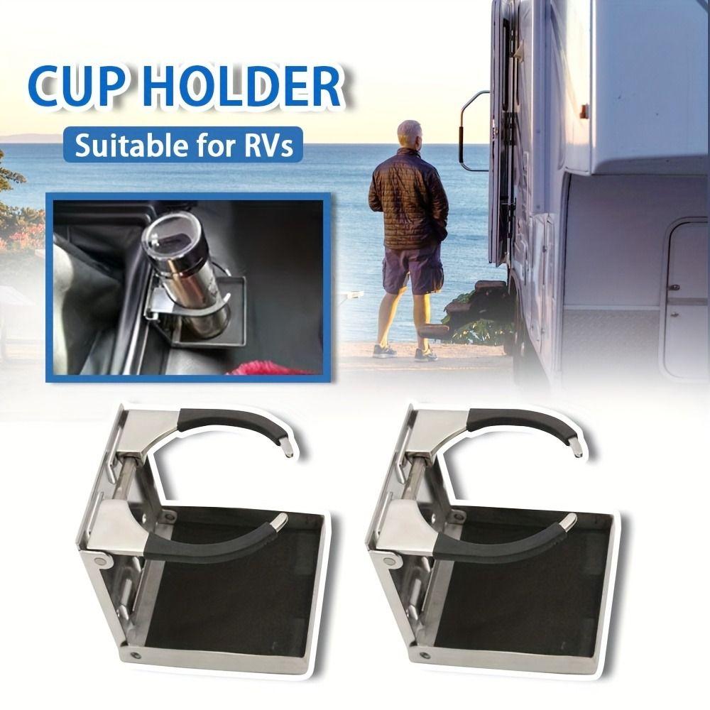 Adjustable Folding Cup Holder Rust-proof Drink Holder For Car Marine Boat Truck