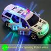 Electric Police Car Toy Children Open Police Car with Siren Car Electric Universal To Police Car Boy Gift