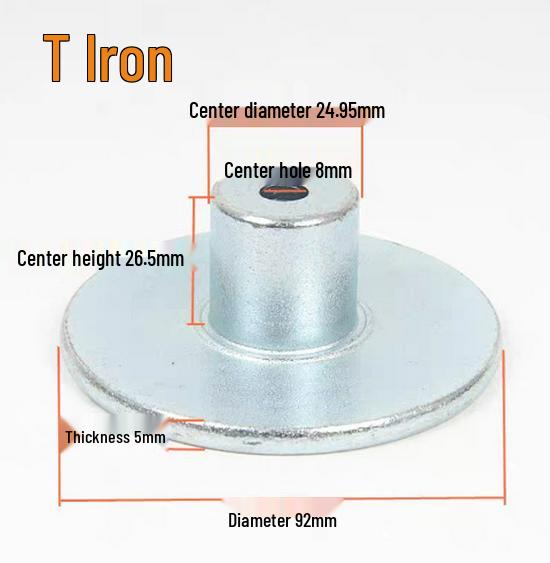 Horn Speaker Magnetic Circuit Assembly with T-Iron Washer, 25.5mm and 19.5mm Core - DIY Audio Accessories