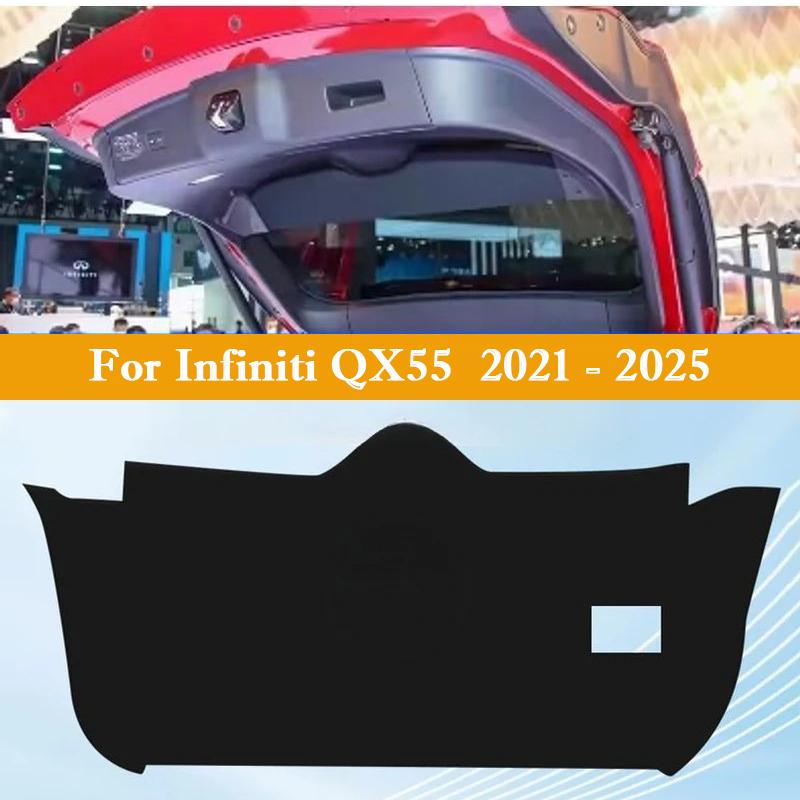 For Infiniti QX60 QX50 QX55 Car Trunk Door Anti Kick Pad Tailgate Anti-Scratch Protection Mat Cargo Liner Interior Accessories