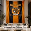 Custom Text Tapestry Hull FC Print Wall Tapestry Indoor Living Room Wall Decor