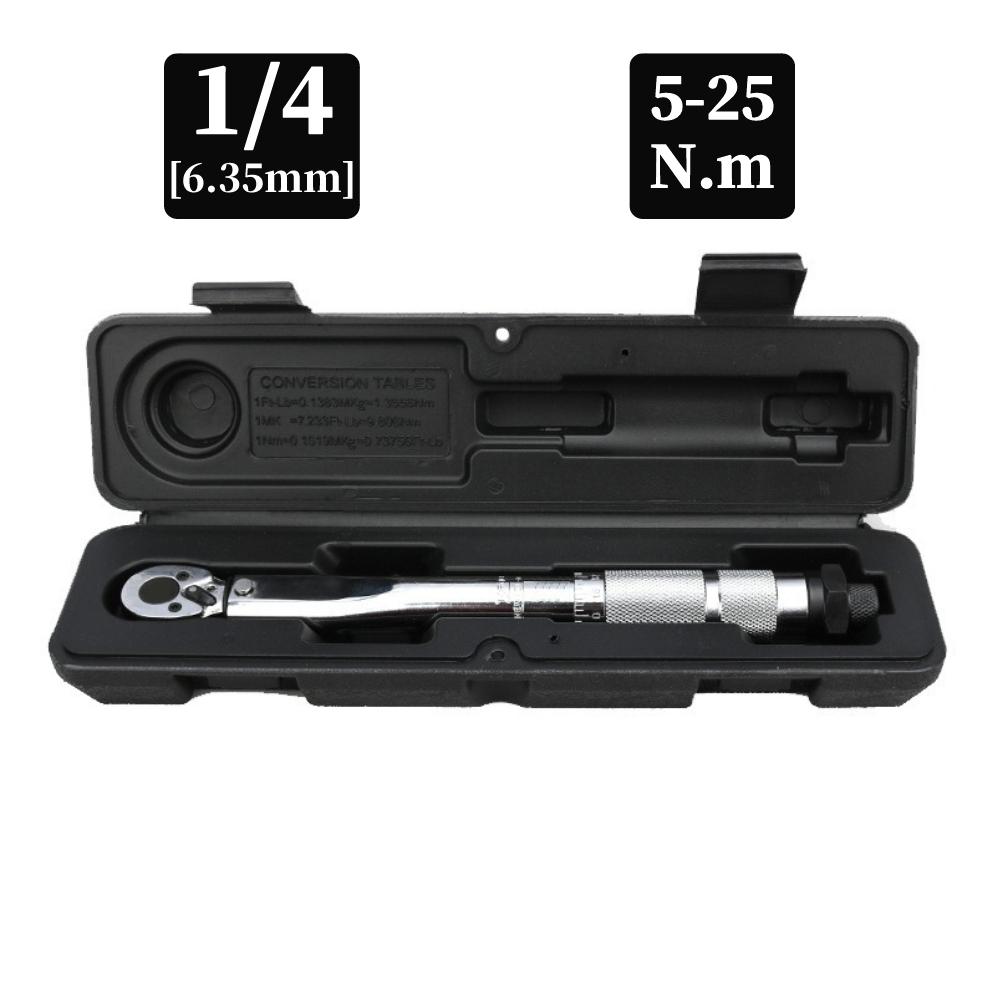 Ratchet Torque Wrench Square Drive 5-150N.m Reversible Ratchet Key 3/8'' Adjustable Torque Spanner Precise Preset Hand Tool