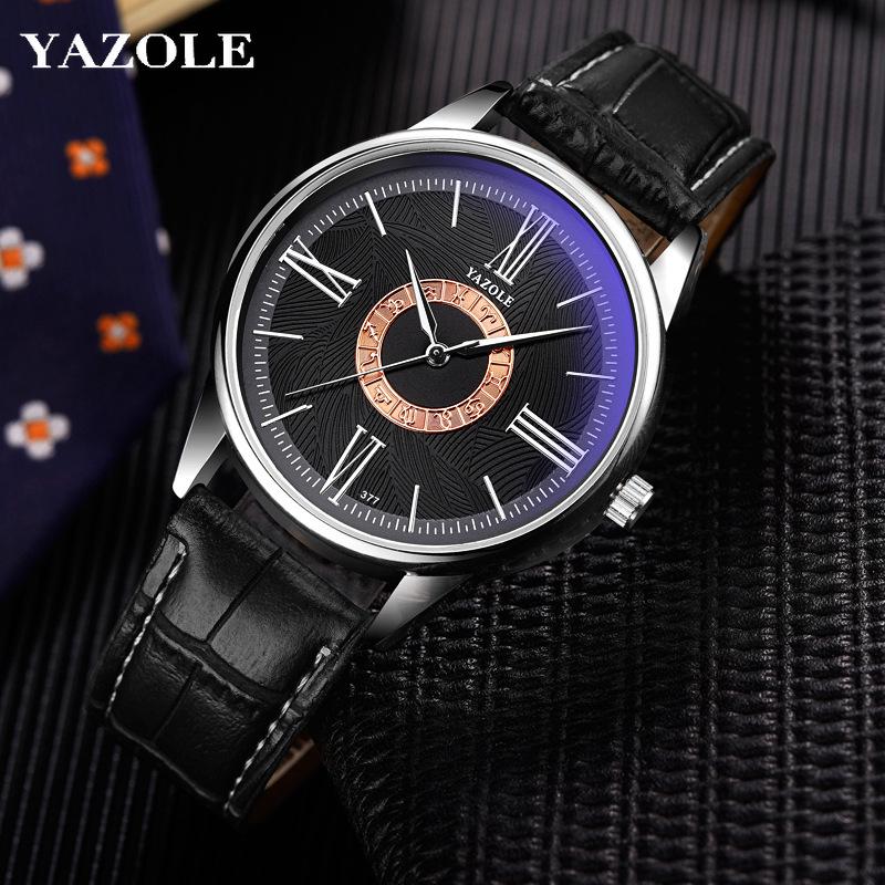 

YAZOLE Серебряные деловые часы Мужские часы для отдыха Созвездие Дизайн Кварцевые мужские часы