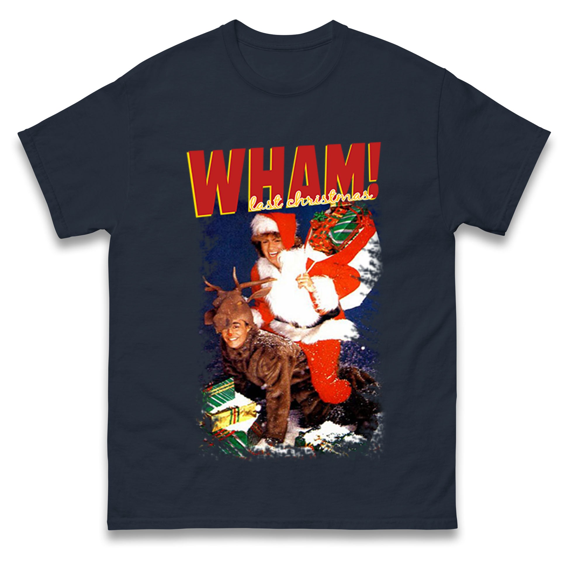 Wham Last Christmas Mens T Shirt Womens Tops Tees L