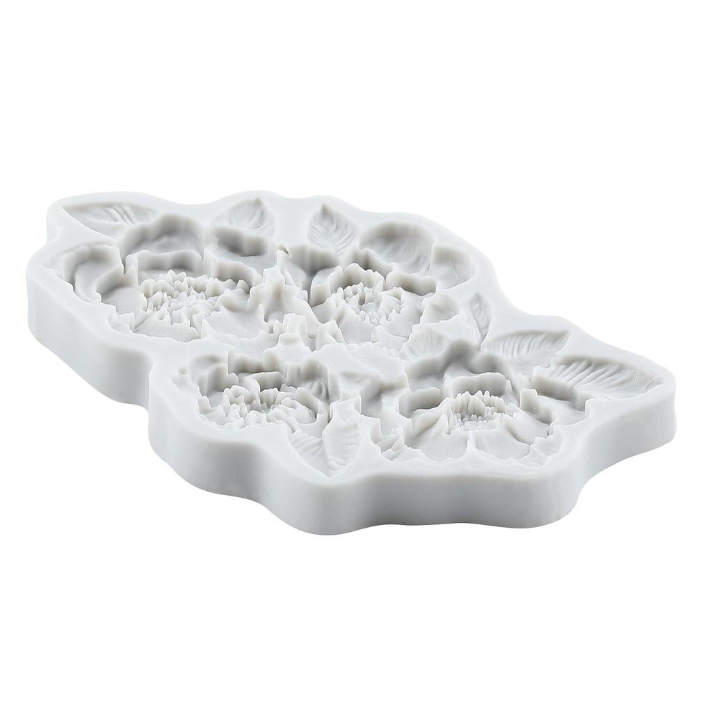 Flower Silicone Molds Orchid Butterfly Fondant Mold Cake Decorating Tools Cupcake Topper Chocolate Candy Craft Gum Paste Polymer Clay