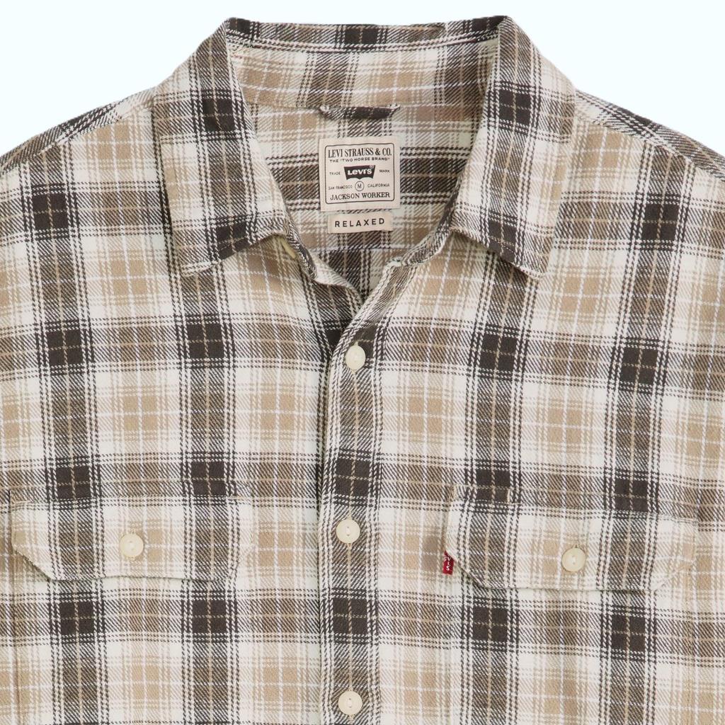 Levi's JACKSON WORKER Check Worker Shirt Long Sleeve Men's 19573-0289 US XL