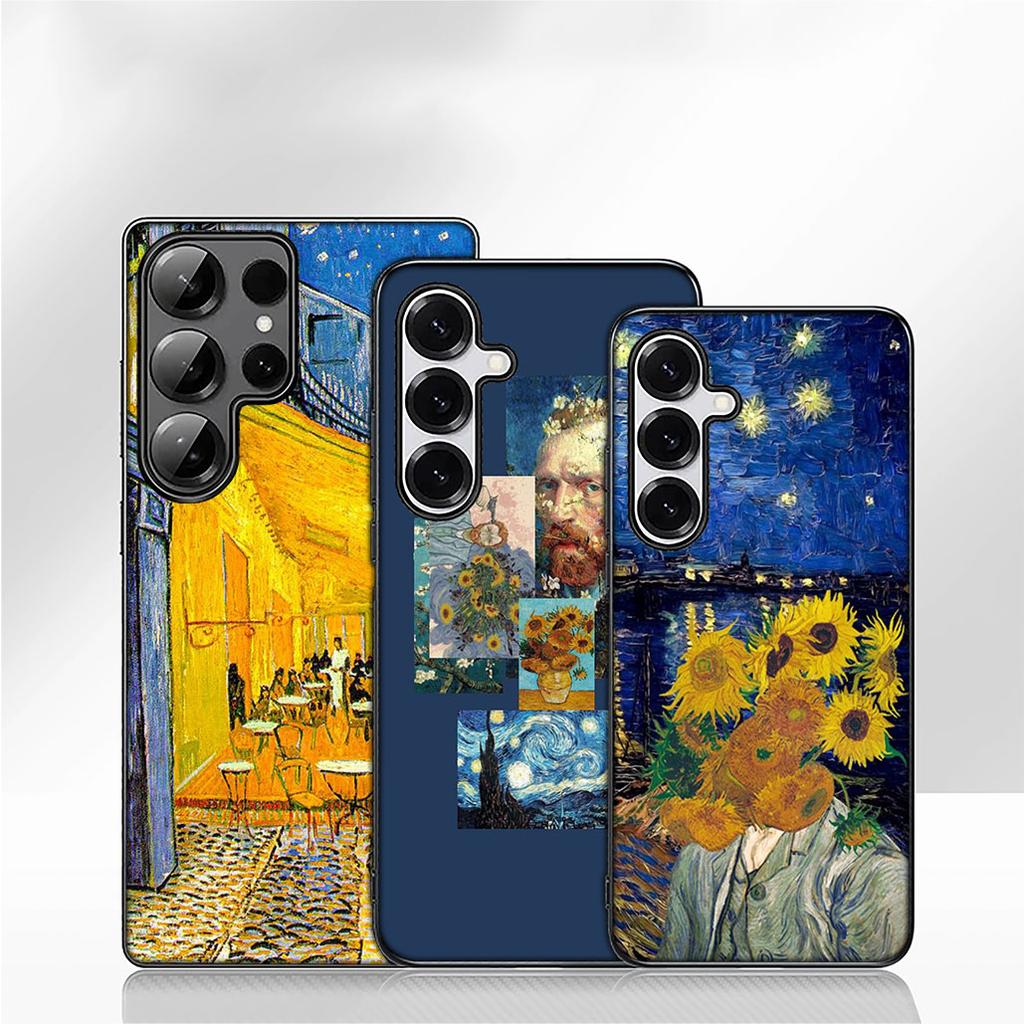 Starry Night Van Gogh Painting Case for Samsung Galaxy A07 A13 A12 A14 A23 A42 A50 A51 A52 A53 A70 A71 A72 A04 Note 20 9 8 10