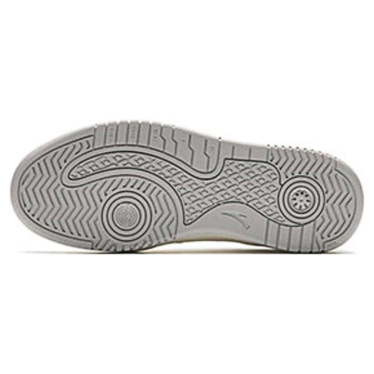 Anta Grand Slam Slip Resistant Abrasion Resistant Low top Skateboard Shoes Men's White Gray 112348060-8