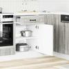 Kalmar Kitchen Base Cabinet Gray Sonoma Wood Based Material