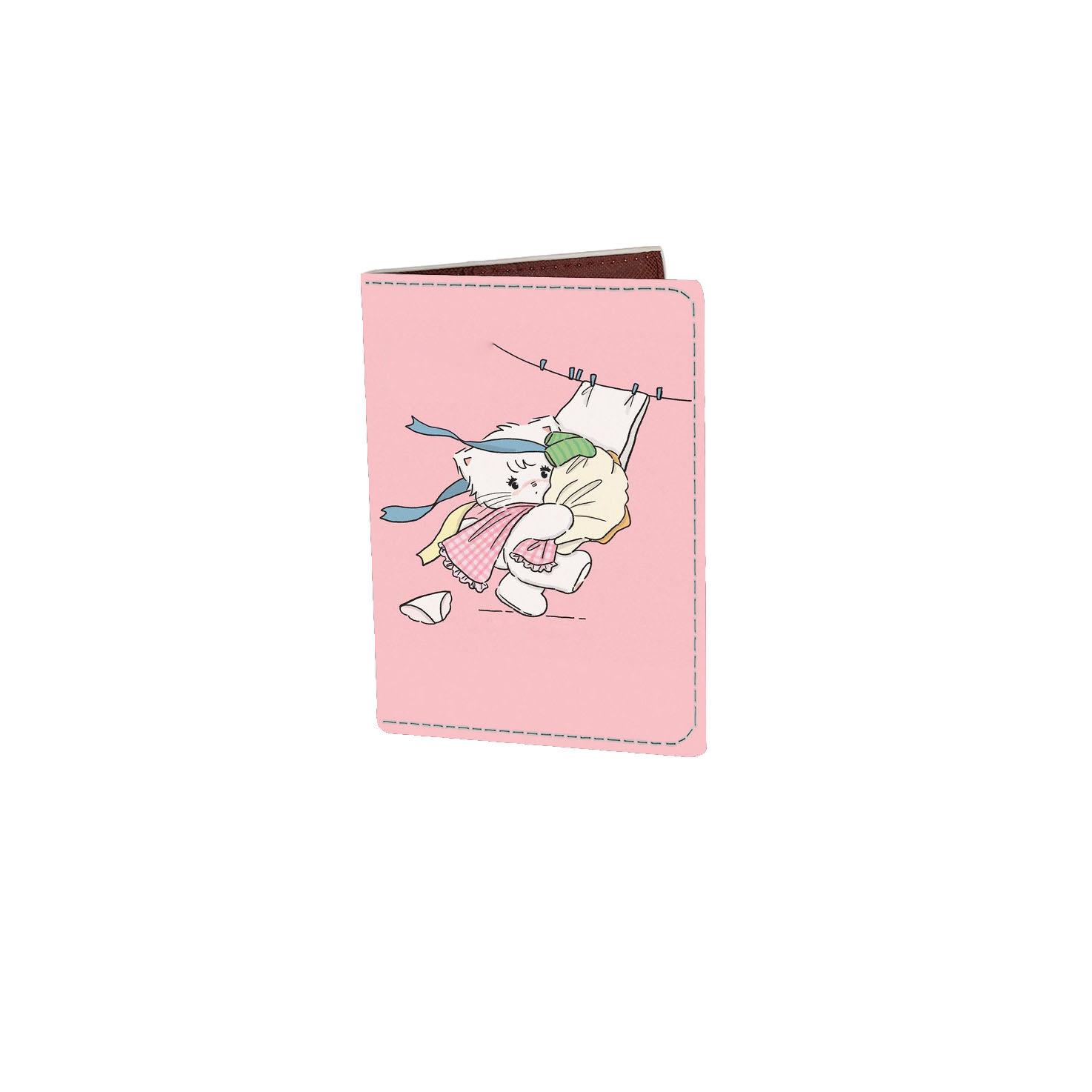 

Kitten Passport Bag Student Passport Clip Card Bag ID Bag