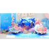 Ocean Theme Dimensional Card with Marine Life Decoration for Special Occasion Handmade Papercraft Greeting Car