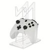1/2PCS Clear 2 Layer PS5 PS4 Controller Stand With Headphone Holder Game Accessories Organizer Storage Rack For 1/2 Controllers