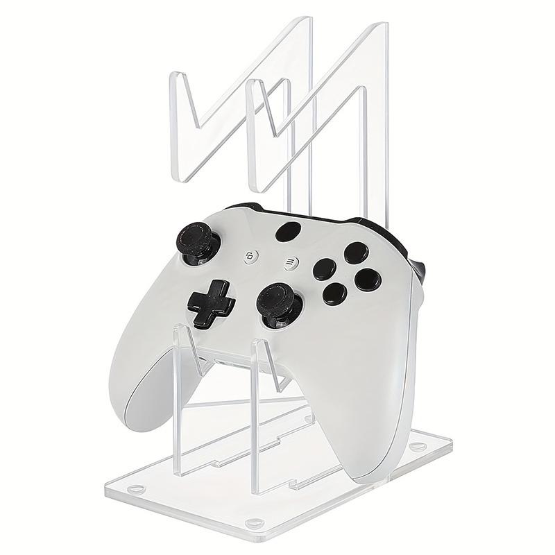 1/2PCS Clear 2 Layer PS5 PS4 Controller Stand With Headphone Holder Game Accessories Organizer Storage Rack For 1/2 Controllers