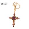 Rhinestone Rose Keychain Retro Keychain, Golden Plated Alloy Key Ring for Holder Men Women, Pendant Handbags Backpacks Decoration Women Handbag Charm