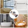 Extendable Bamboo Bathtub Tray Canddy Bath Tray Wooden Bathroom Storage Spa Bath Tub Tray Bridge Shelf Organizer Reading Rack