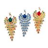 Women Fashion Rhinestone Peacock Brooch Phoenix Clothing Accessories Pins Party Jewelry Gifts