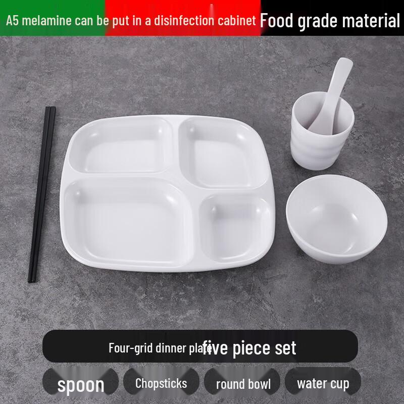 

Round Melamine Divided Canteen Plate
