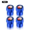 4Pcs Metal Car Logo Wheel Tire Hex Valve Caps Stem Case Covers For Audi A1 A3 A4 A5 A6 A7 A8 Q2 Q3 Q5 Q6 Q7 TT S line S3 S4 S5