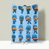 Coperta P-Pocoyo Cartone Animato Leggera 240g Flanella Morbida Delicata sulla Pelle per Rinfrescarsi in Estate