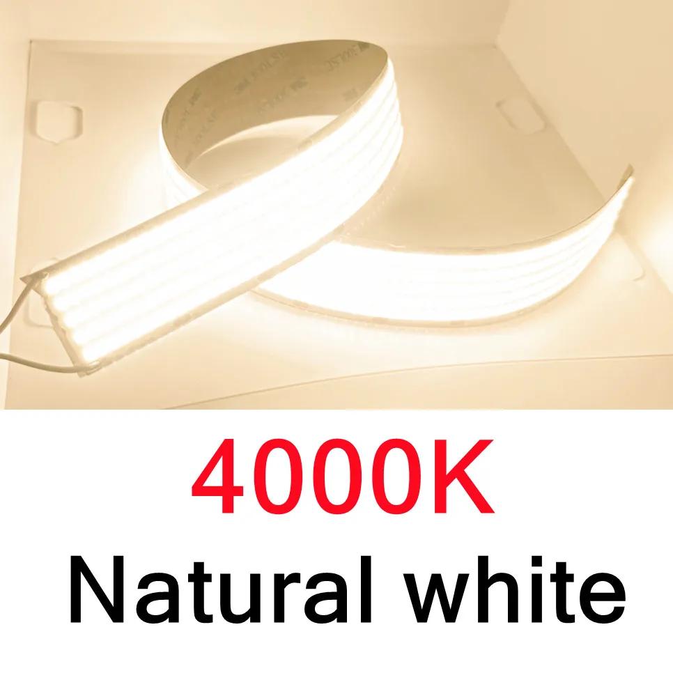 1600LED/m 30mm Wide Super Bright COB LED Strip DC24V LED Ribbon Tape Indoor Lighting TV Backlight Flexible Ribbon Rope LED Strip