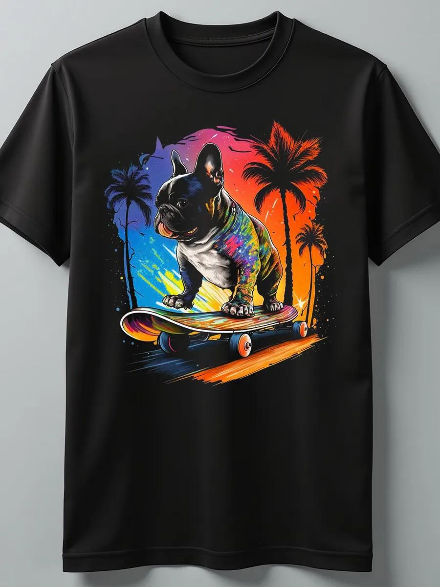 T-shirt with bow print M