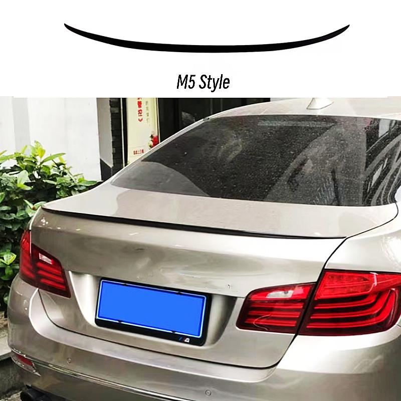 För BMW 5-serien F10 F18 M5 520i 525i 528i 530i 530i M4 M5 MP PSM Stil Bakre Bagagelucka Bil Spoiler Vingar Tuning Tillbehör Del